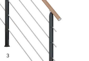 Gardentop INNEN Geländer