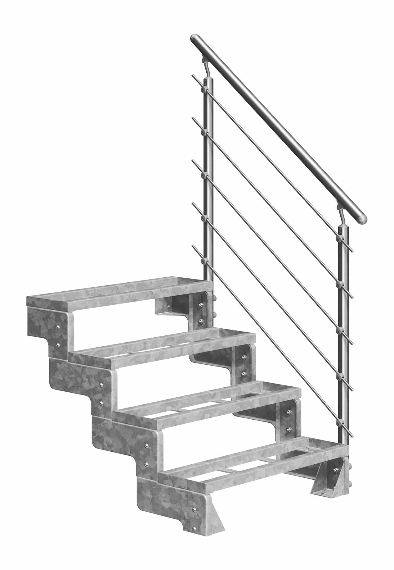 Gardentop - Stufen Einlegestufen - 100 cm - Gartentreppe - Außentreppe für den Garten