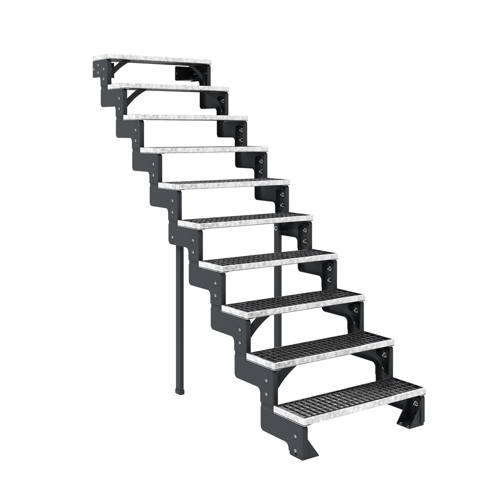 Gardentop Anthrazit NEU!!! - Stufen GITTERROST - 80 cm
