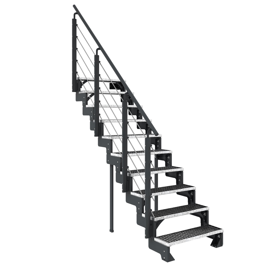 Gardentop Anthrazit NEU!!! - Stufen GITTERROST - 80 cm