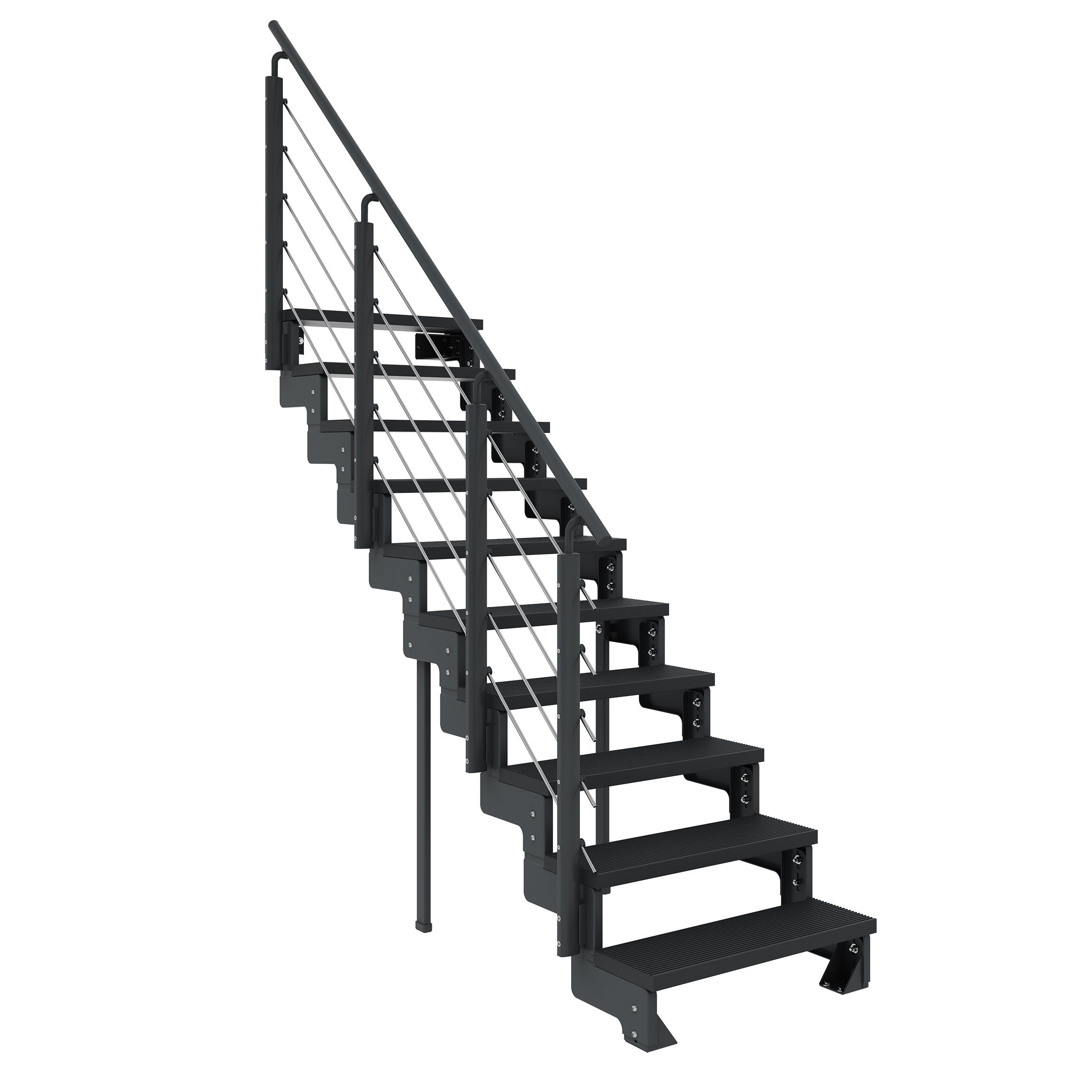 Gardentop Anthrazit NEU!!! - Stufen Trimax ANTHRAZIT - 100 cm