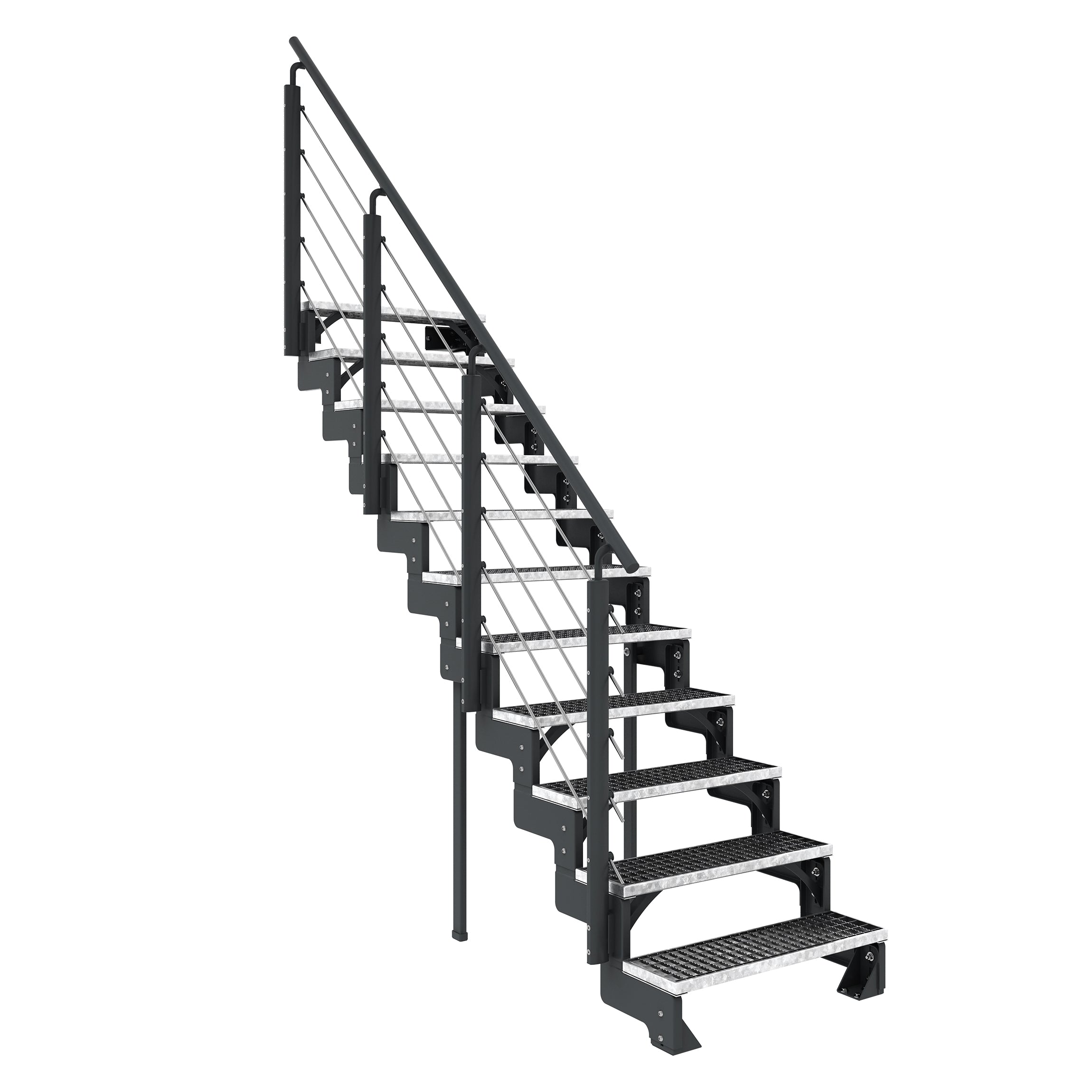 Gardentop Anthrazit NEU!!! - Stufen GITTERROST - 80 cm