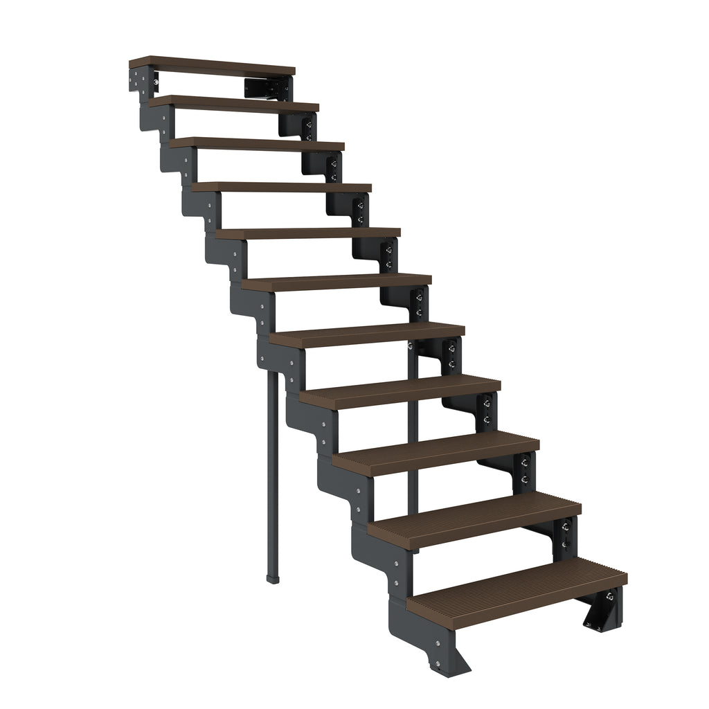 Gardentop Anthrazit NEU!!! - Stufen Trimax DUNKELBRAUN - 80 cm