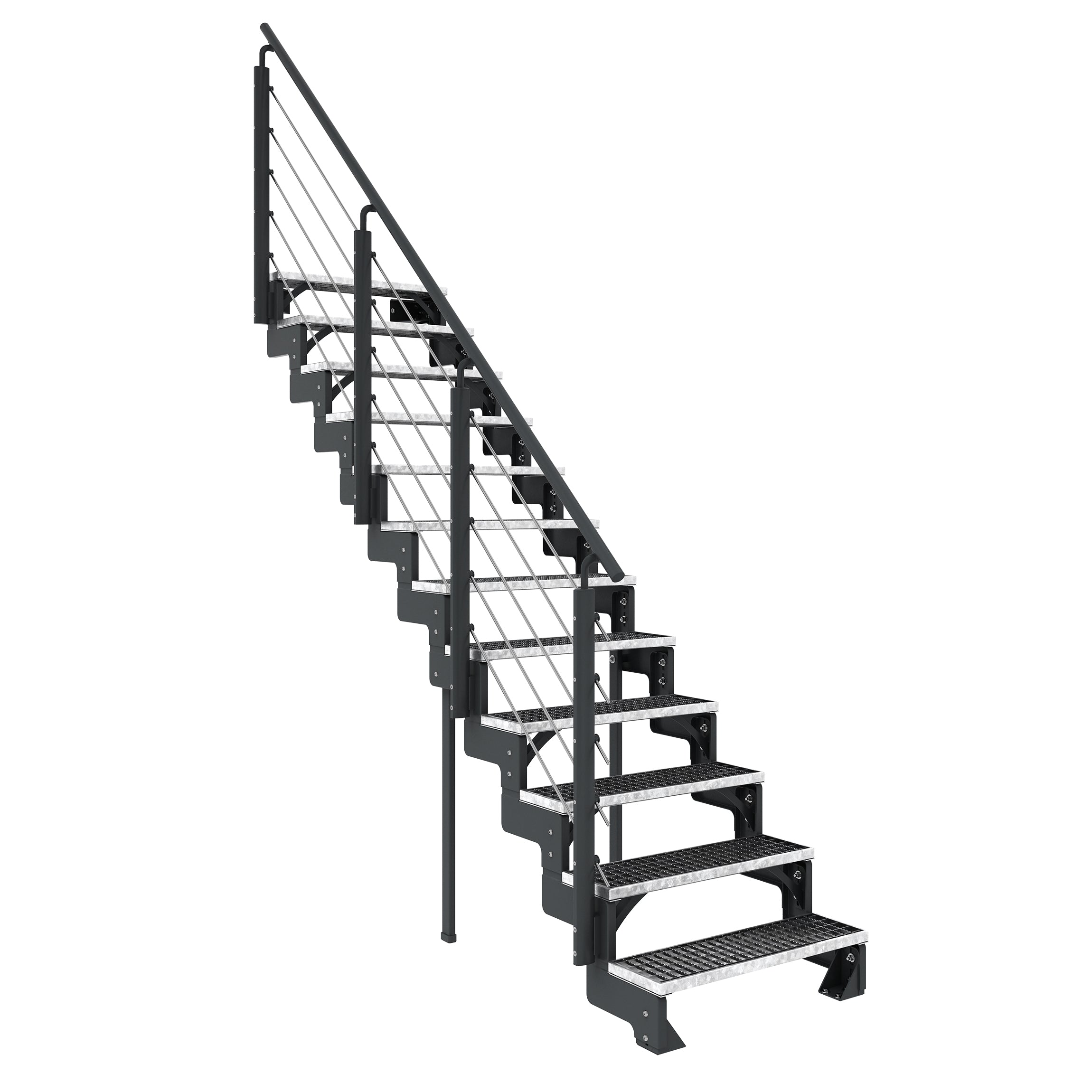 Gardentop Anthrazit NEU!!! - Stufen GITTERROST - 80 cm