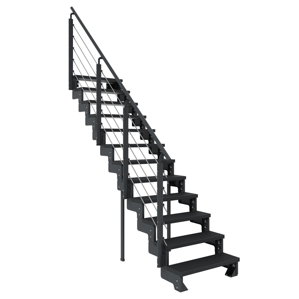 Gardentop Anthrazit NEU!!! - Stufen Trimax ANTHRAZIT - 100 cm