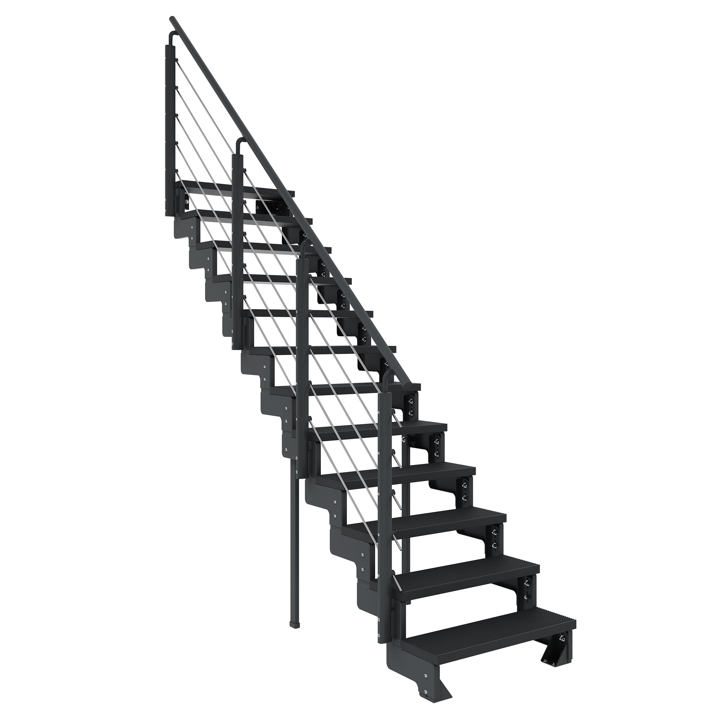 Gardentop Anthrazit NEU!!! - Stufen Trimax ANTHRAZIT - 100 cm