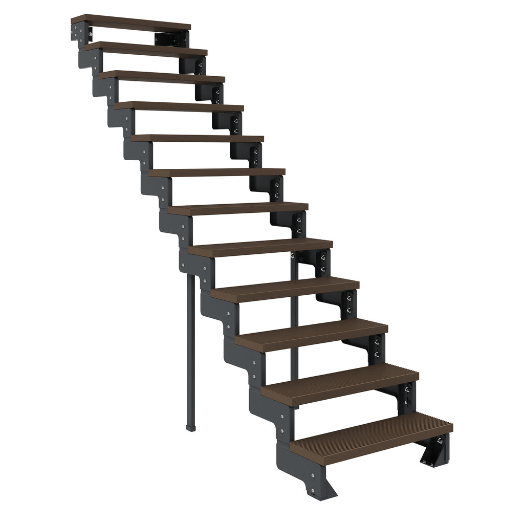 Gardentop Anthrazit NEU!!! - Stufen Trimax DUNKELBRAUN - 80 cm