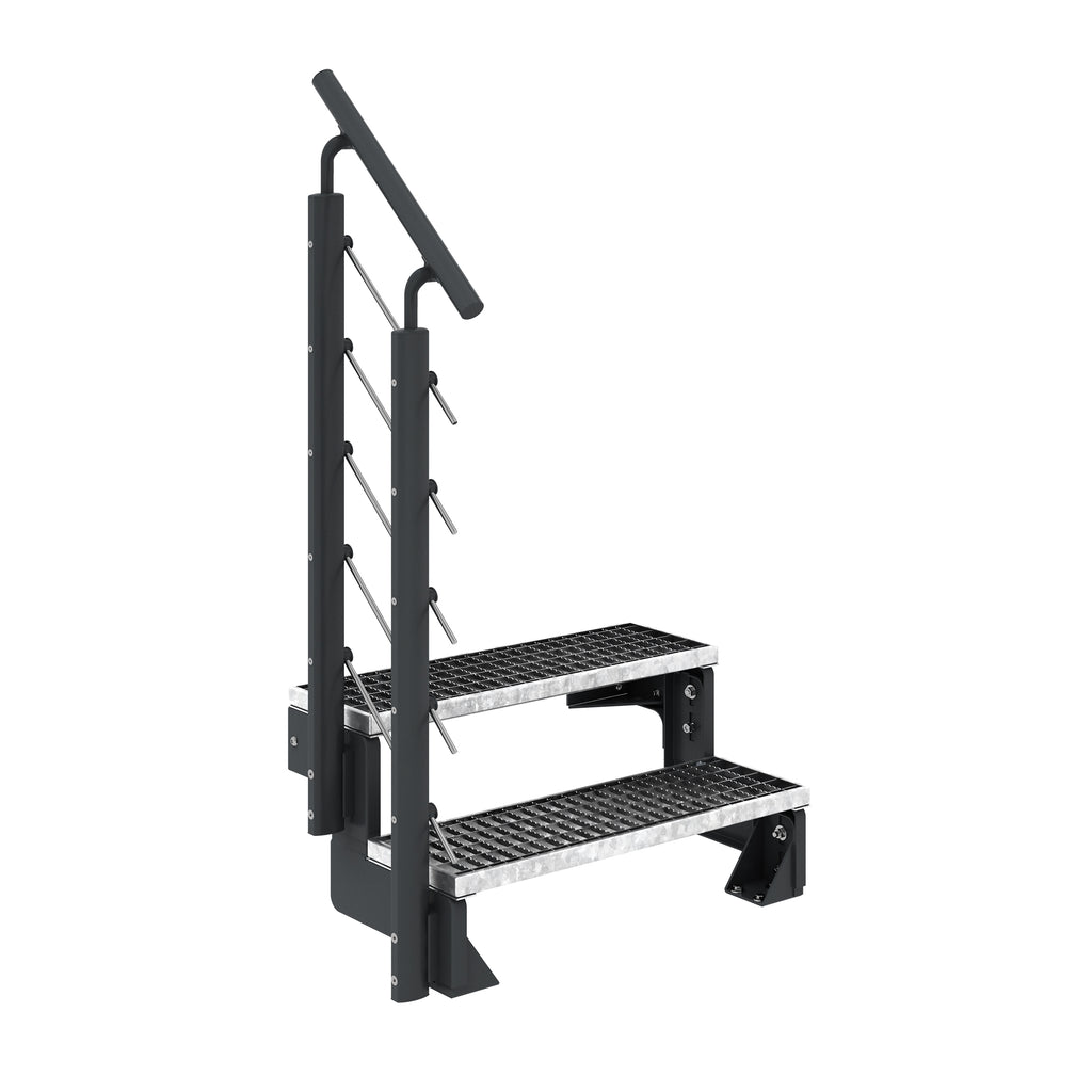 Gardentop Anthrazit NEU!!! - Stufen GITTERROST - 80 cm