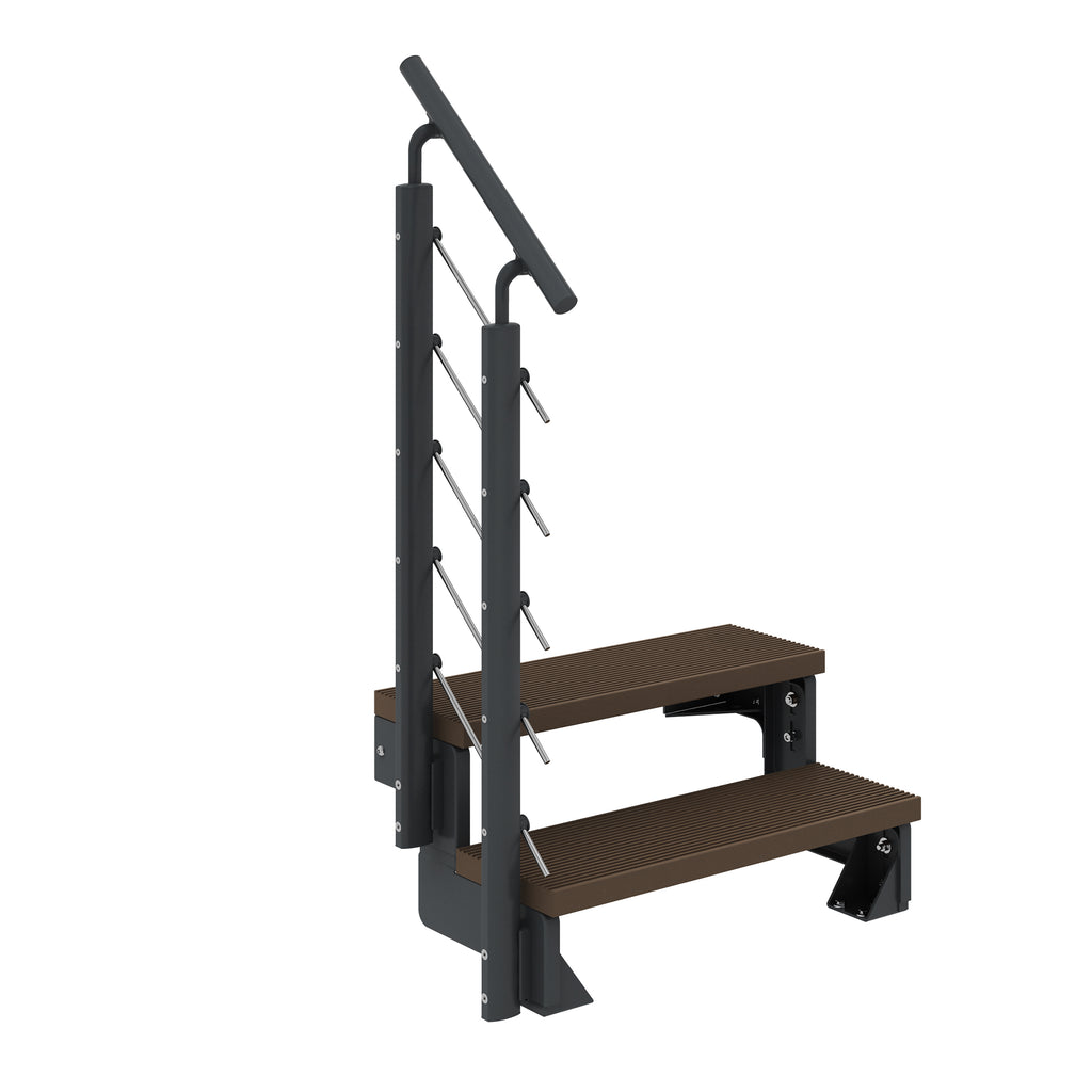 Gardentop Anthrazit NEU!!! - Stufen Trimax DUNKELBRAUN - 80 cm