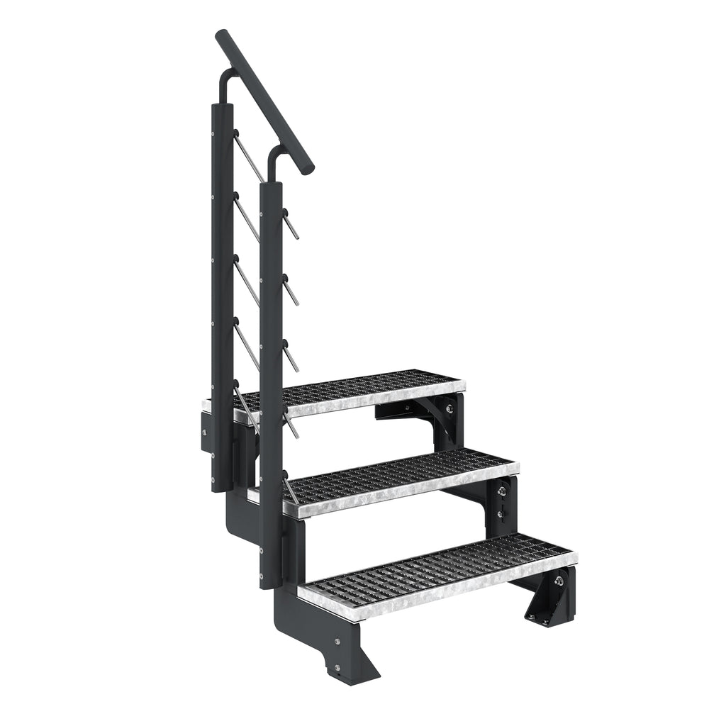 Gardentop Anthrazit NEU!!! - Stufen GITTERROST - 80 cm