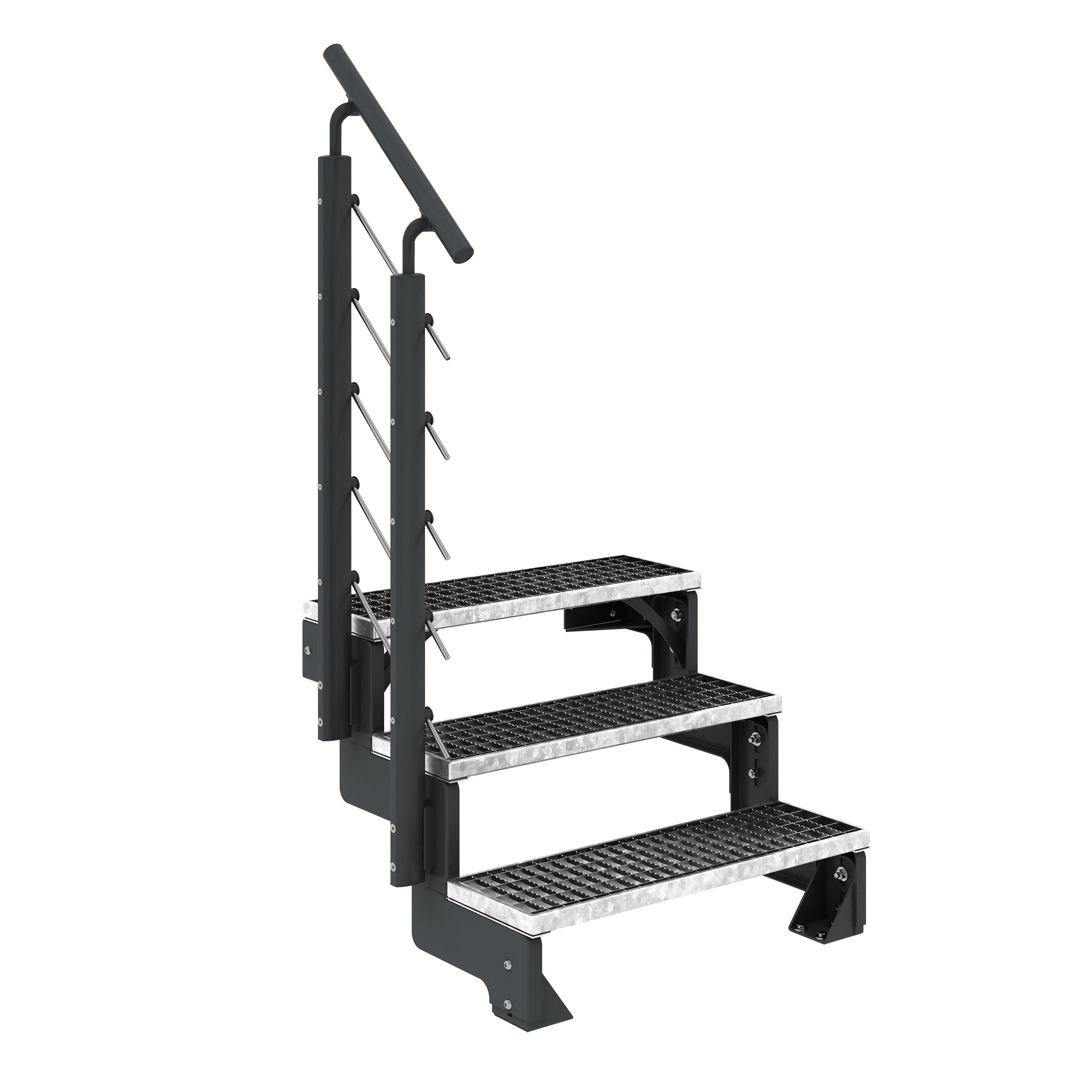 Gardentop Anthrazit NEU!!! - Stufen GITTERROST - 80 cm