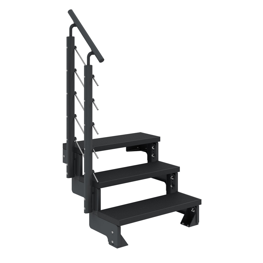Gardentop Anthrazit NEU!!! - Stufen Trimax ANTHRAZIT - 100 cm