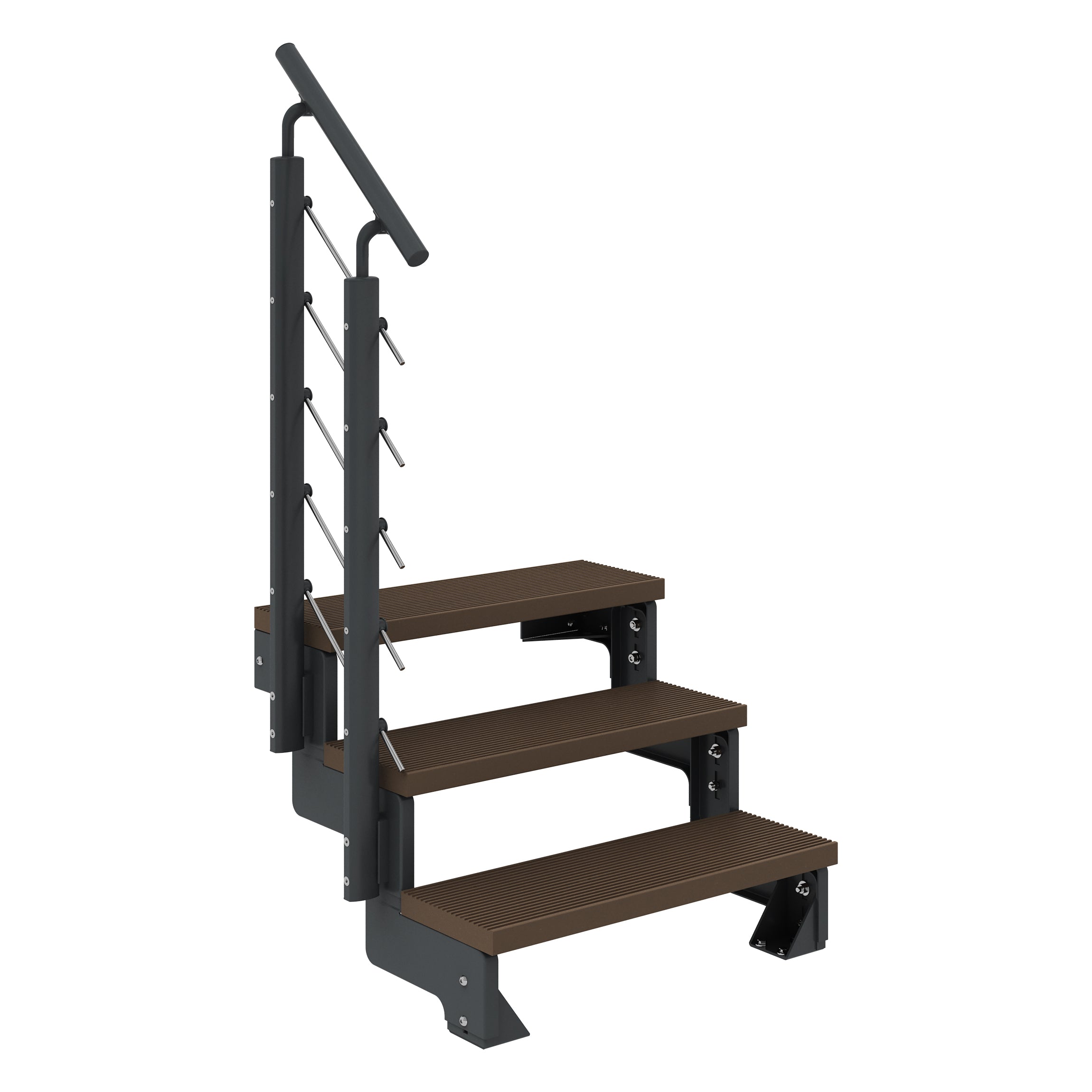 Gardentop Anthrazit NEU!!! - Stufen Trimax DUNKELBRAUN - 80 cm