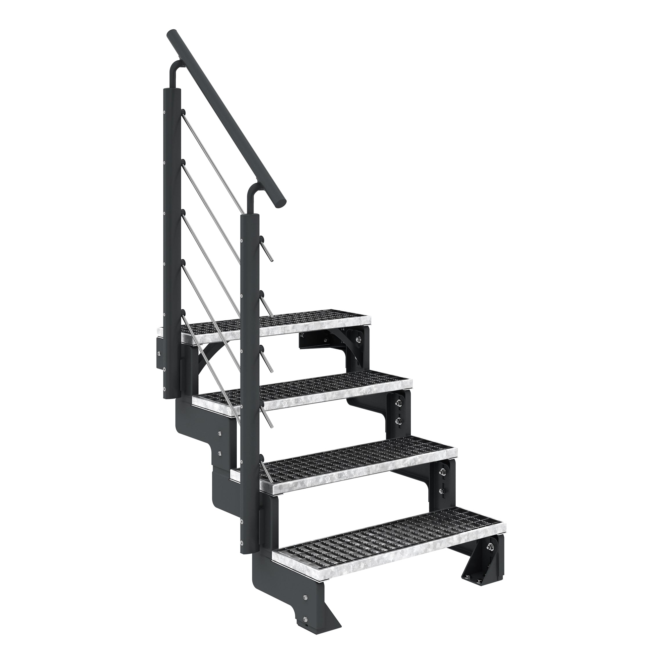 Gardentop Anthrazit NEU!!! - Stufen GITTERROST - 80 cm