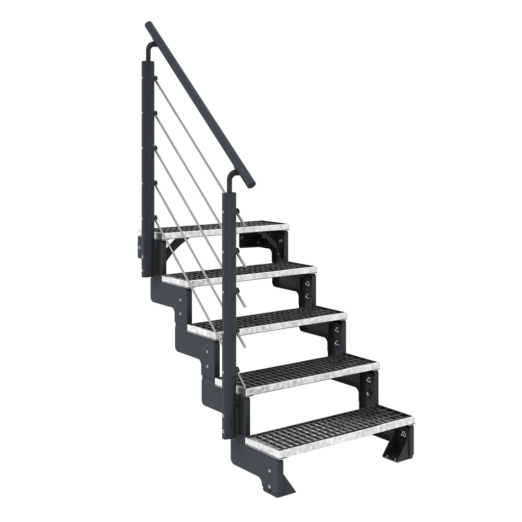 Gardentop Anthrazit NEU!!! - Stufen GITTERROST - 80 cm