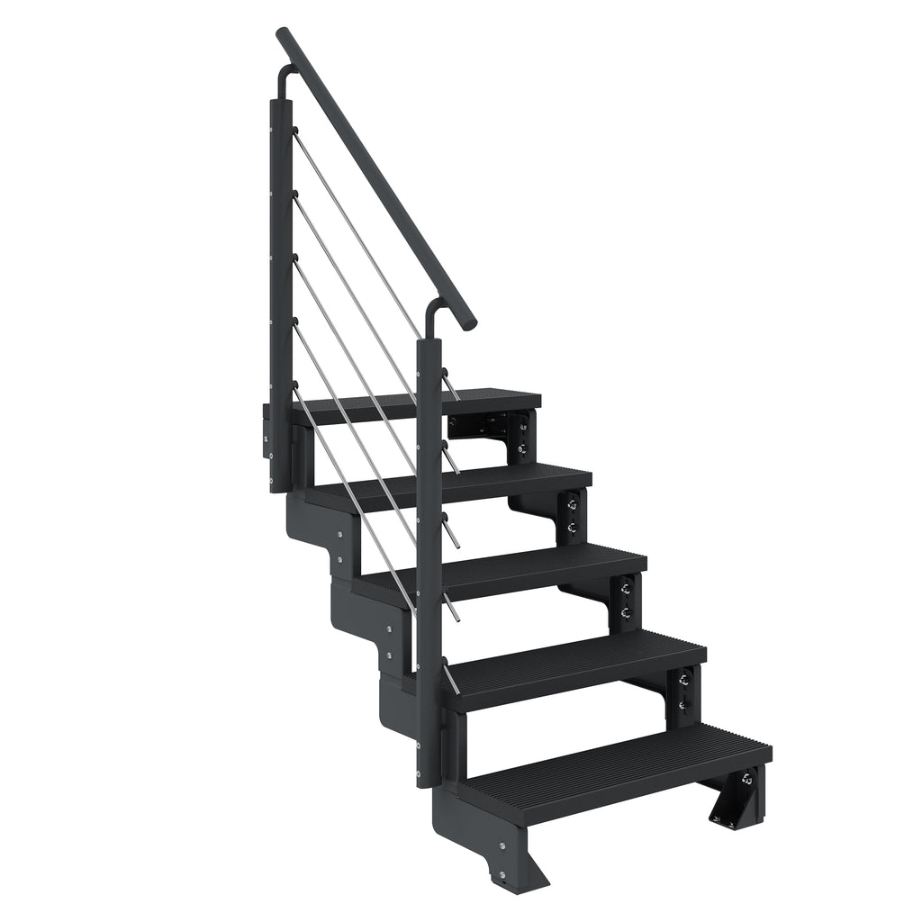 Gardentop Anthrazit NEU!!! - Stufen Trimax ANTHRAZIT - 100 cm