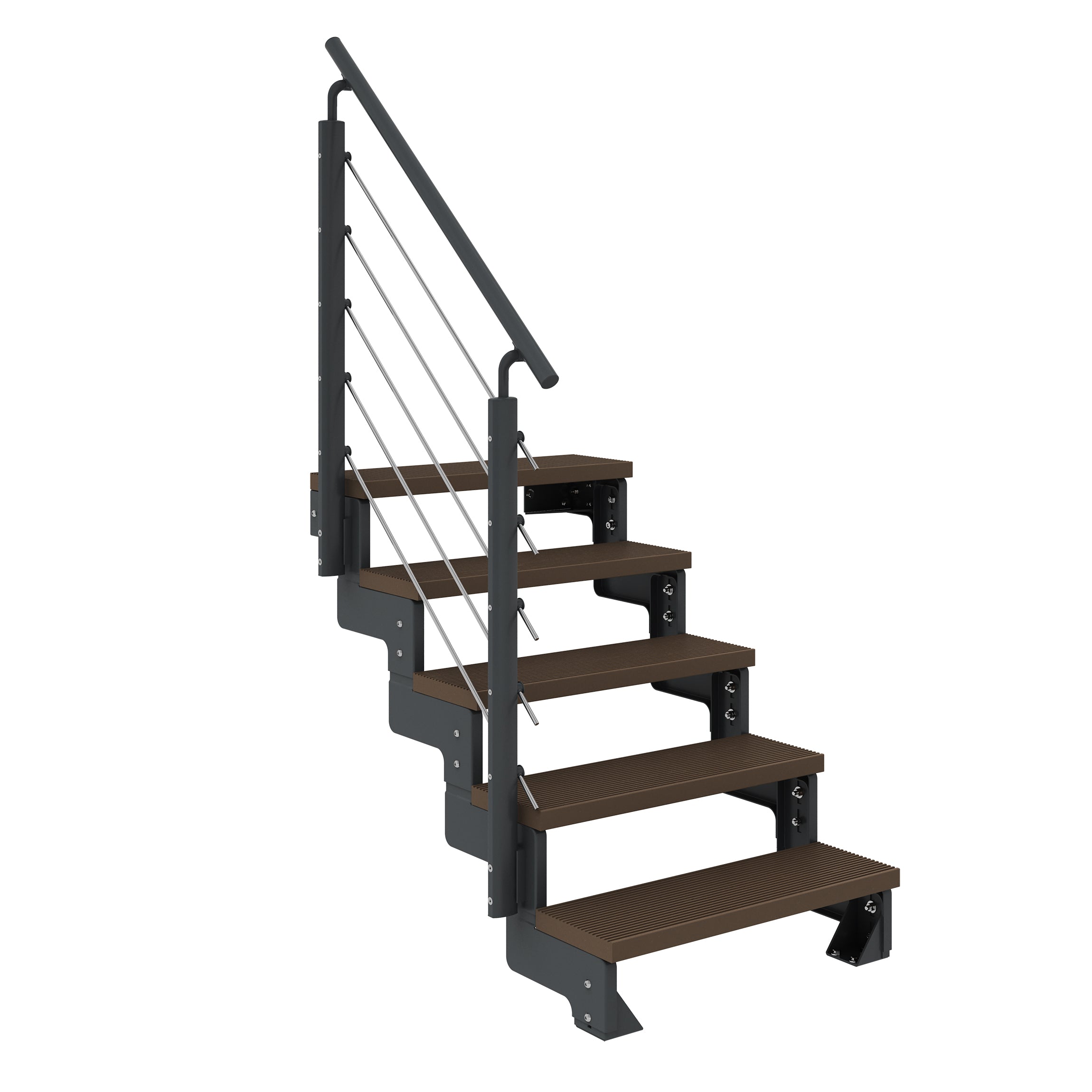 Gardentop Anthrazit NEU!!! - Stufen Trimax DUNKELBRAUN - 80 cm