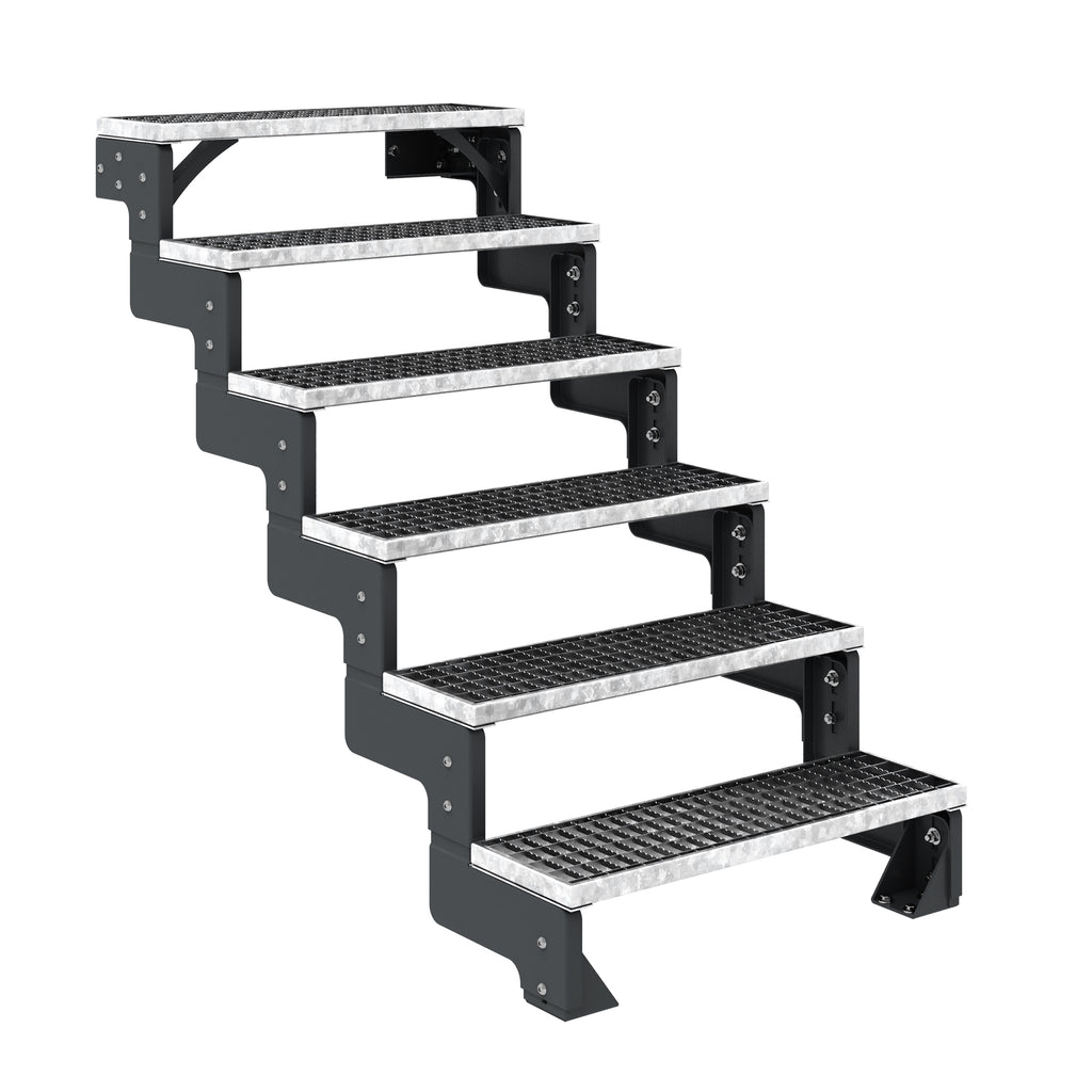 Gardentop Anthrazit NEU!!! - Stufen GITTERROST - 80 cm
