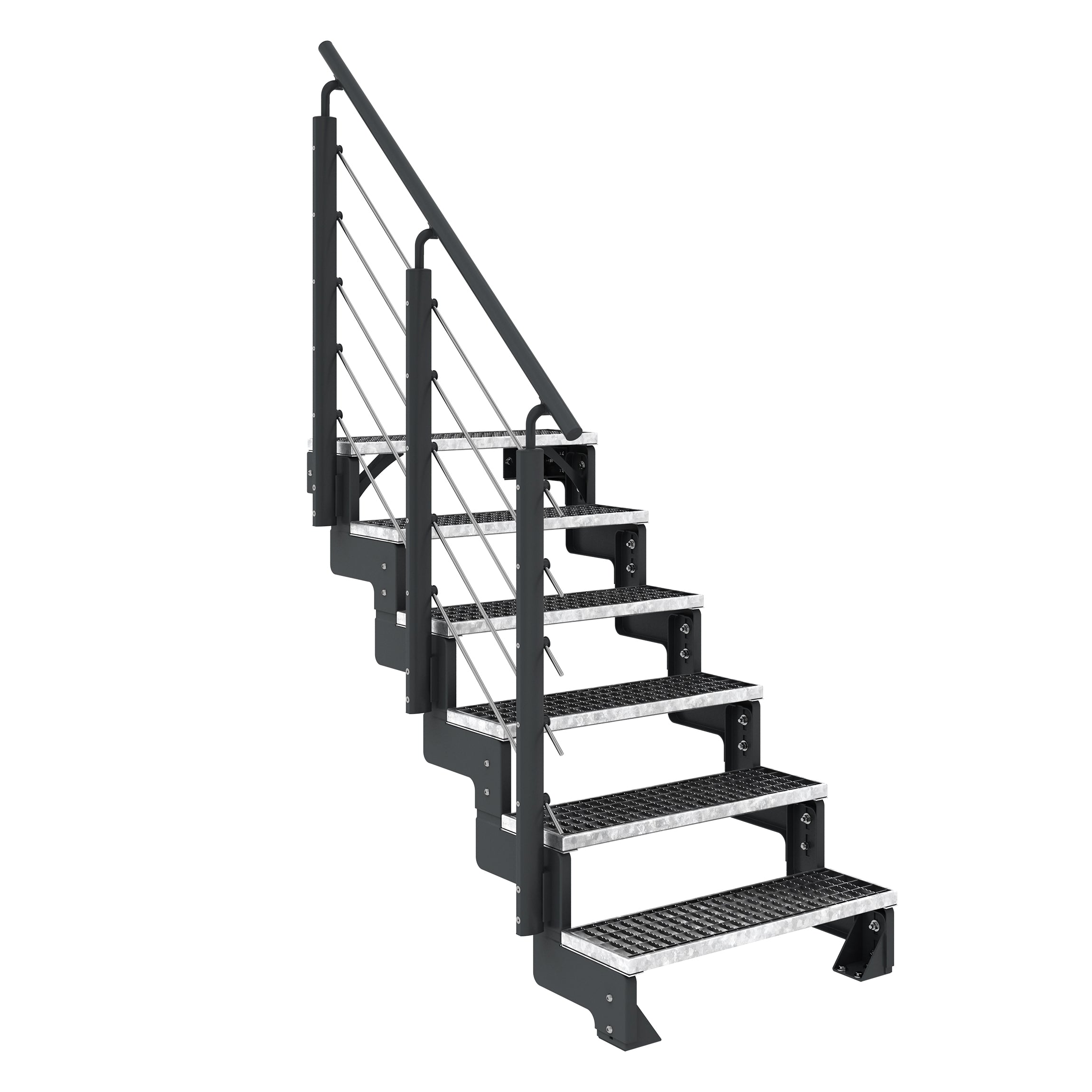 Gardentop Anthrazit NEU!!! - Stufen GITTERROST - 80 cm