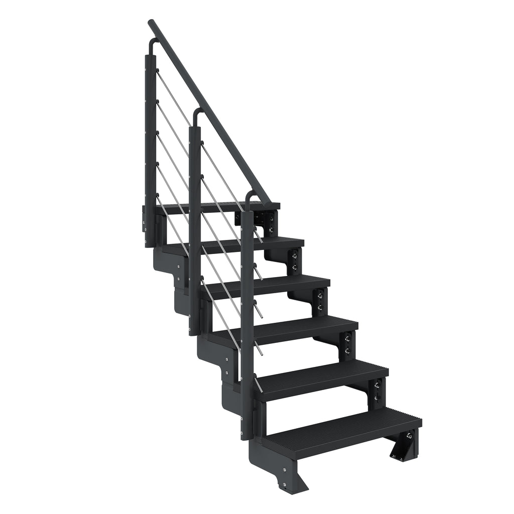 Gardentop Anthrazit NEU!!! - Stufen Trimax ANTHRAZIT - 100 cm