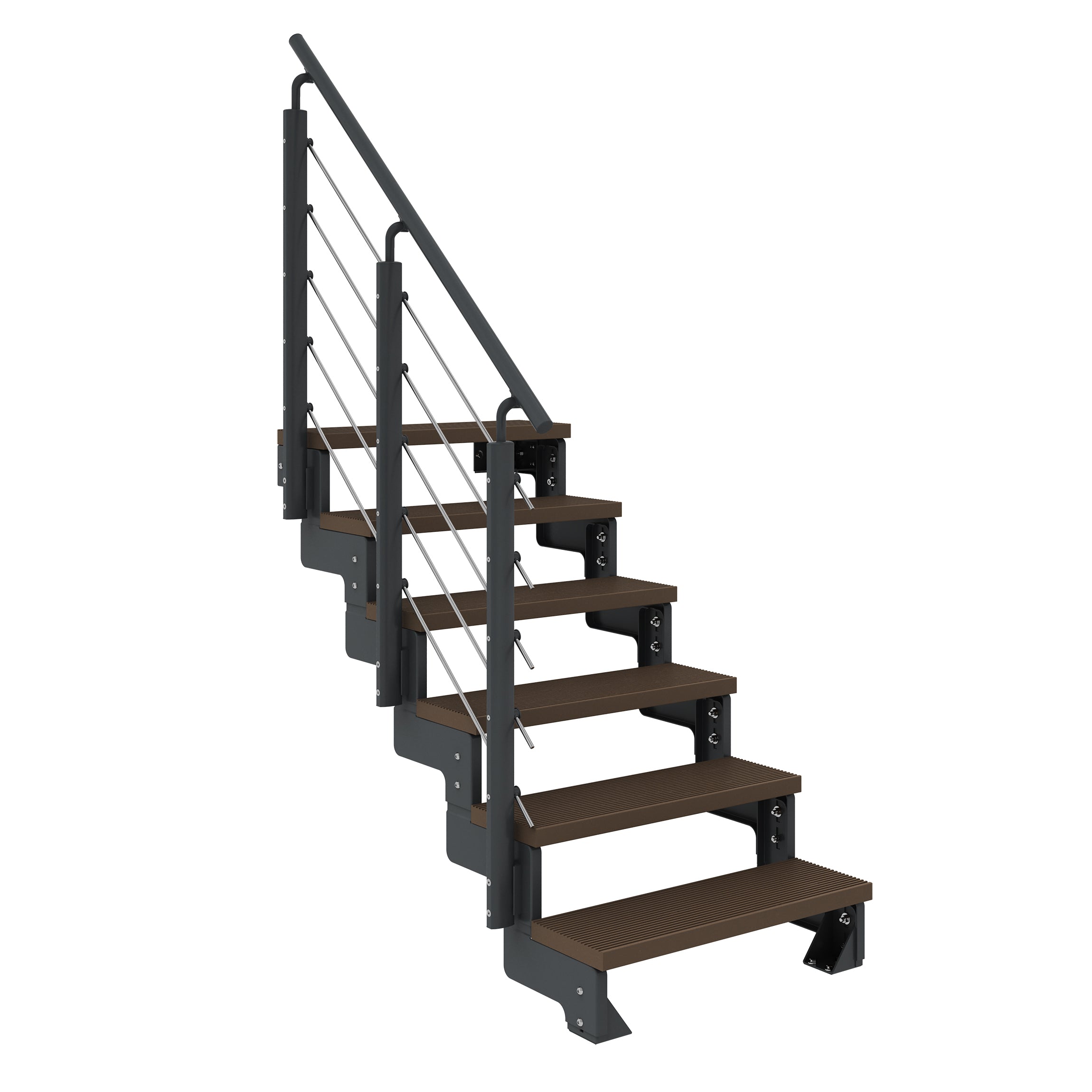 Gardentop Anthrazit NEU!!! - Stufen Trimax DUNKELBRAUN - 80 cm