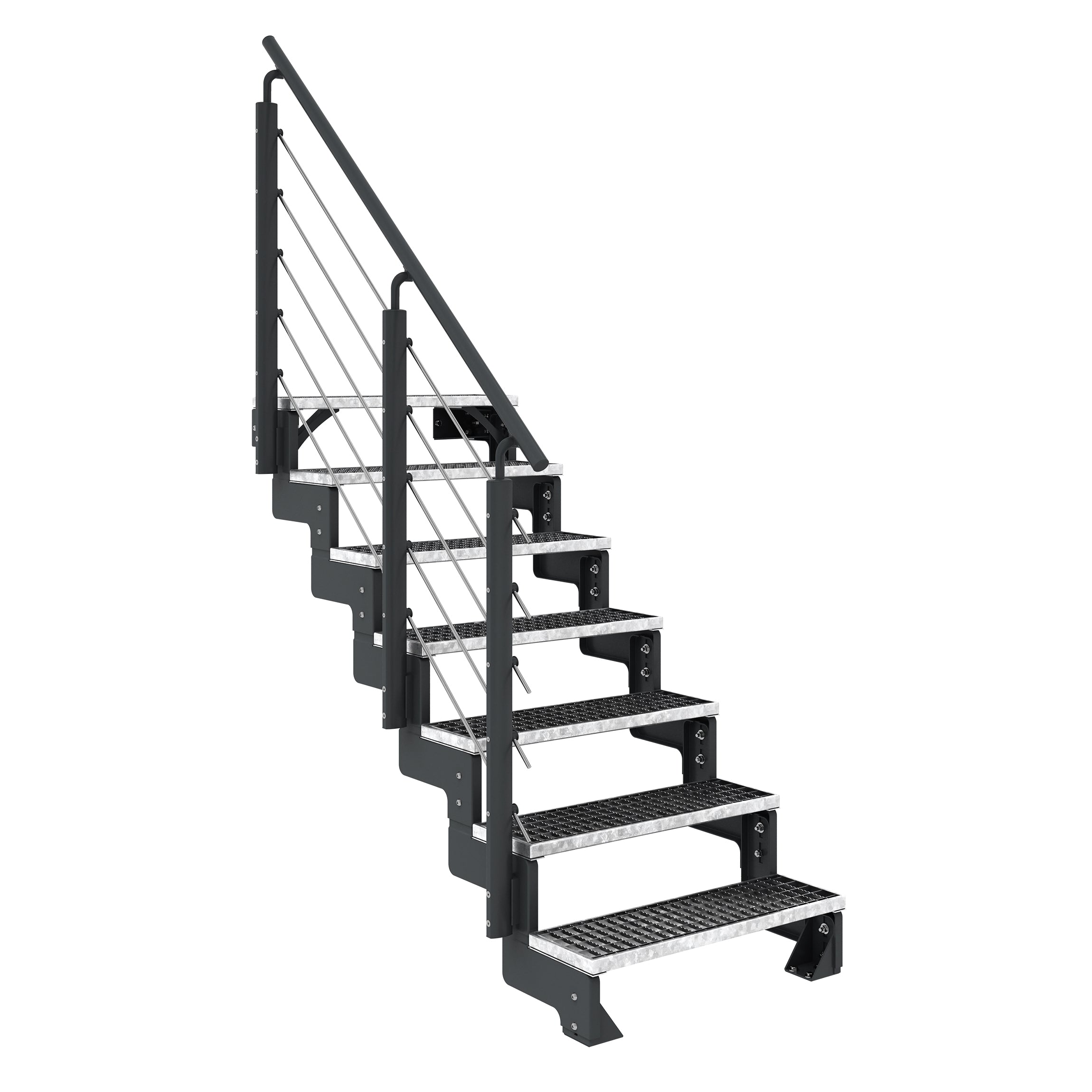Gardentop Anthrazit NEU!!! - Stufen GITTERROST - 80 cm