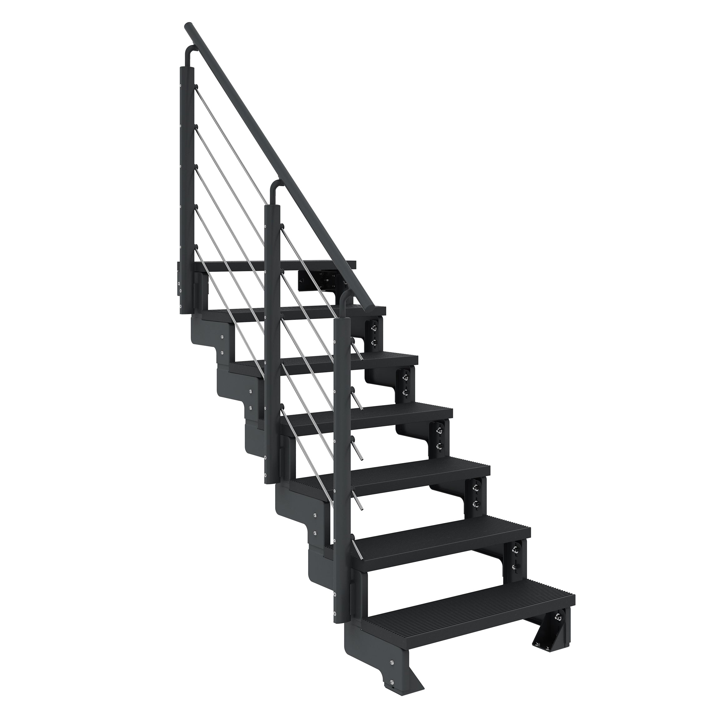Gardentop Anthrazit NEU!!! - Stufen Trimax ANTHRAZIT - 100 cm