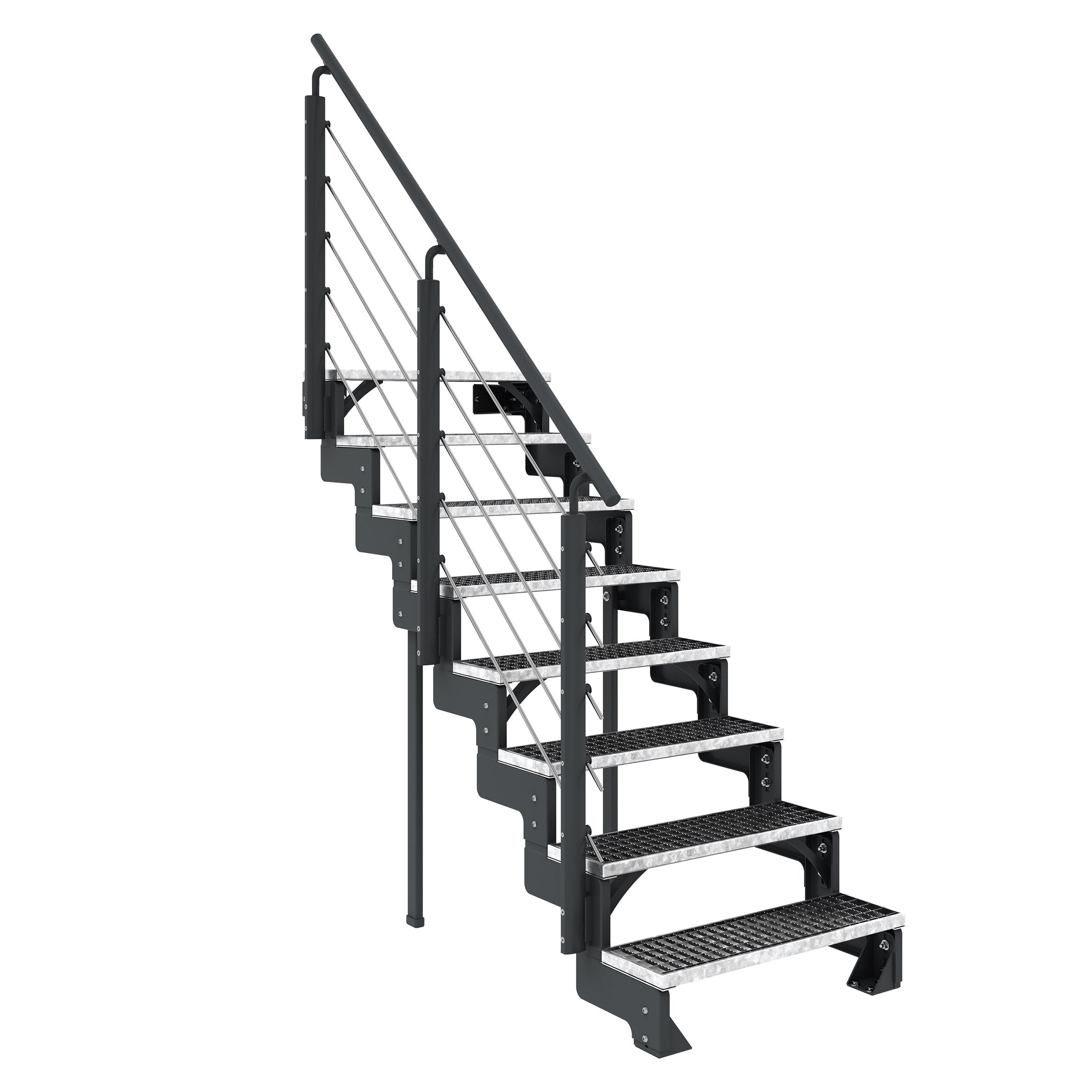 Gardentop Anthrazit NEU!!! - Stufen GITTERROST - 80 cm