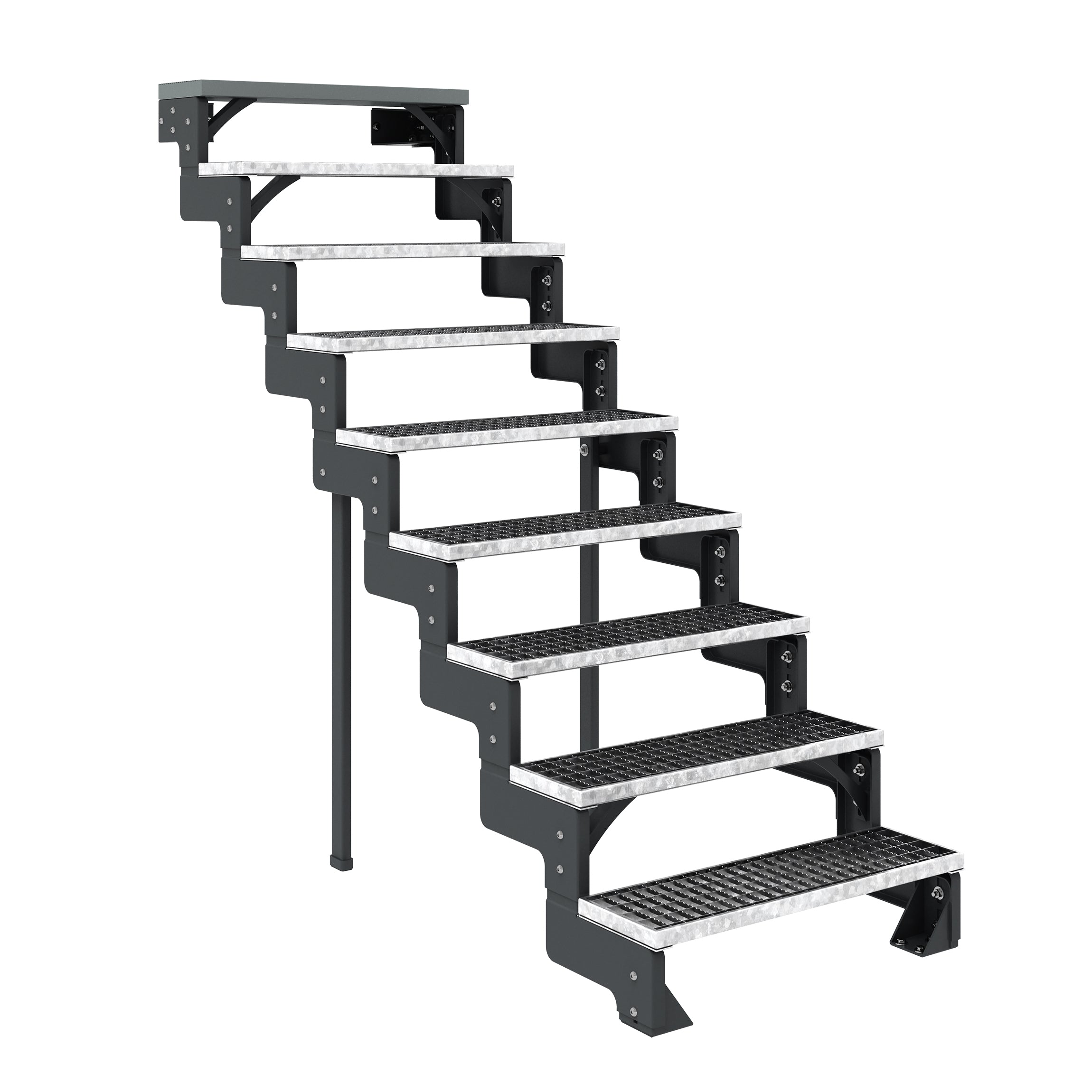 Gardentop Anthrazit NEU!!! - Stufen GITTERROST - 80 cm