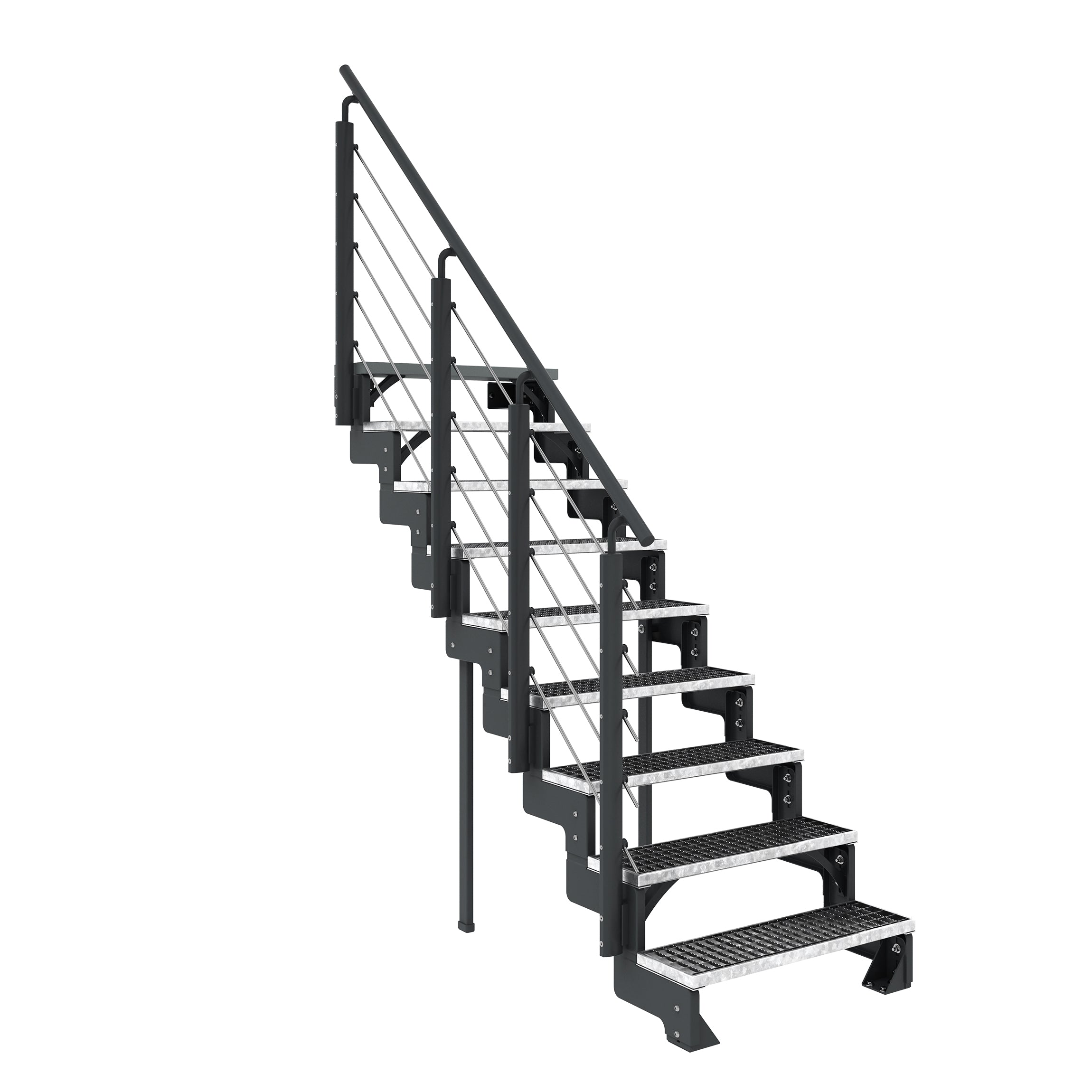 Gardentop Anthrazit NEU!!! - Stufen GITTERROST - 80 cm