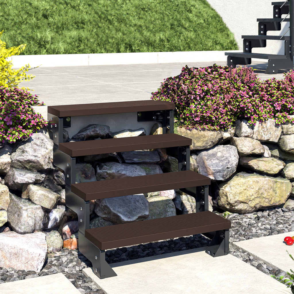 Gardentop Anthrazit NEU!!! - Stufen Trimax DUNKELBRAUN - 80 cm