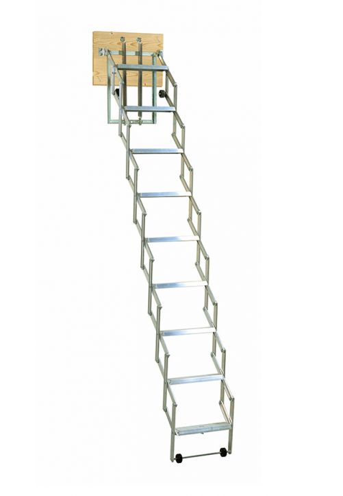 Dachbodentreppe alu-fix - Mit Stirnbrett