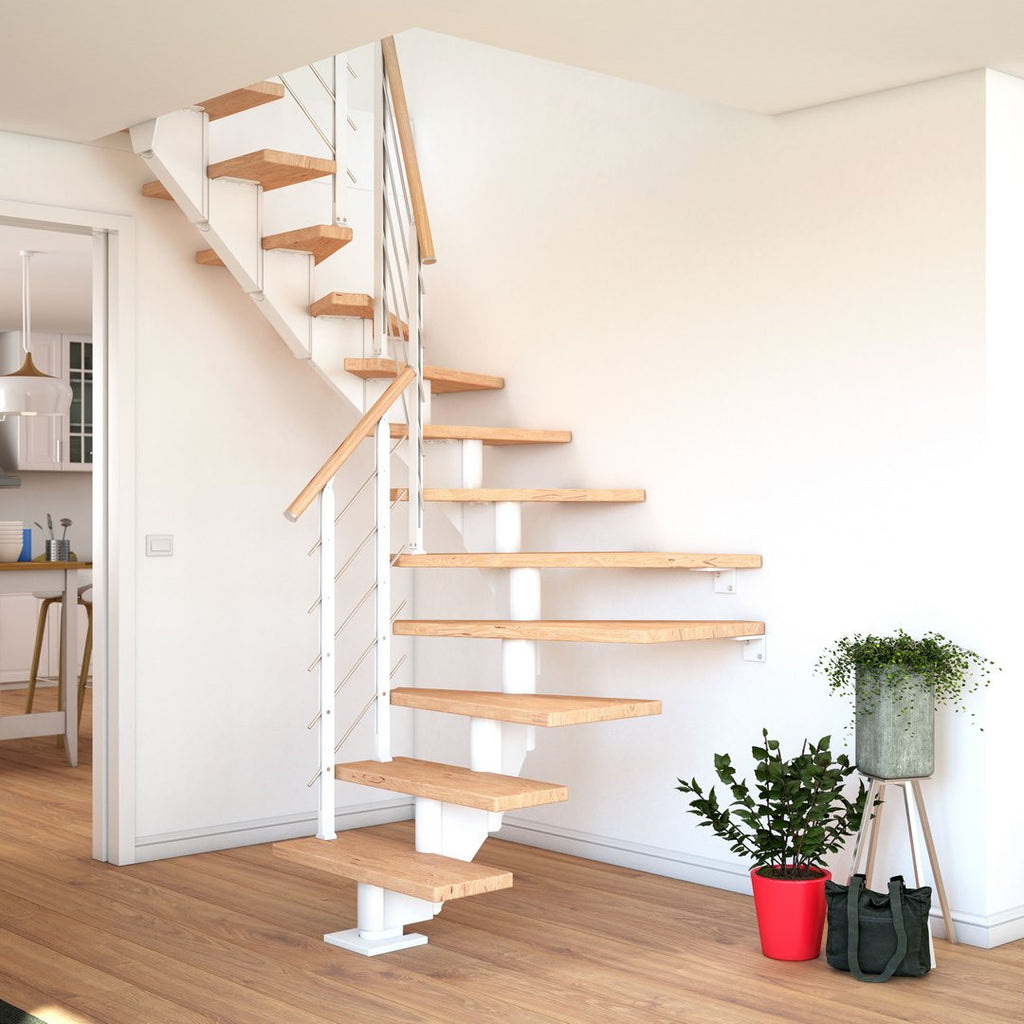 Hamburg - Raumspartreppe - Verlauf 1/4 gewendelt