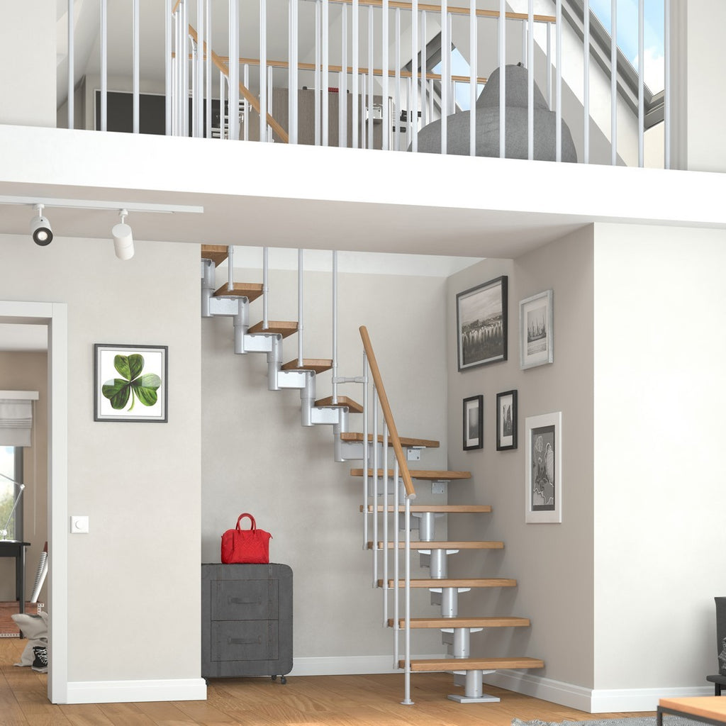 Cork - Raumspartreppe - Verlauf 1/4 gewendelt