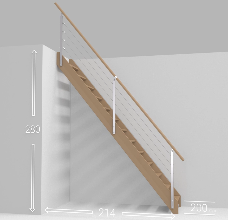 Montagevideo Raumspartreppe Brest gerade