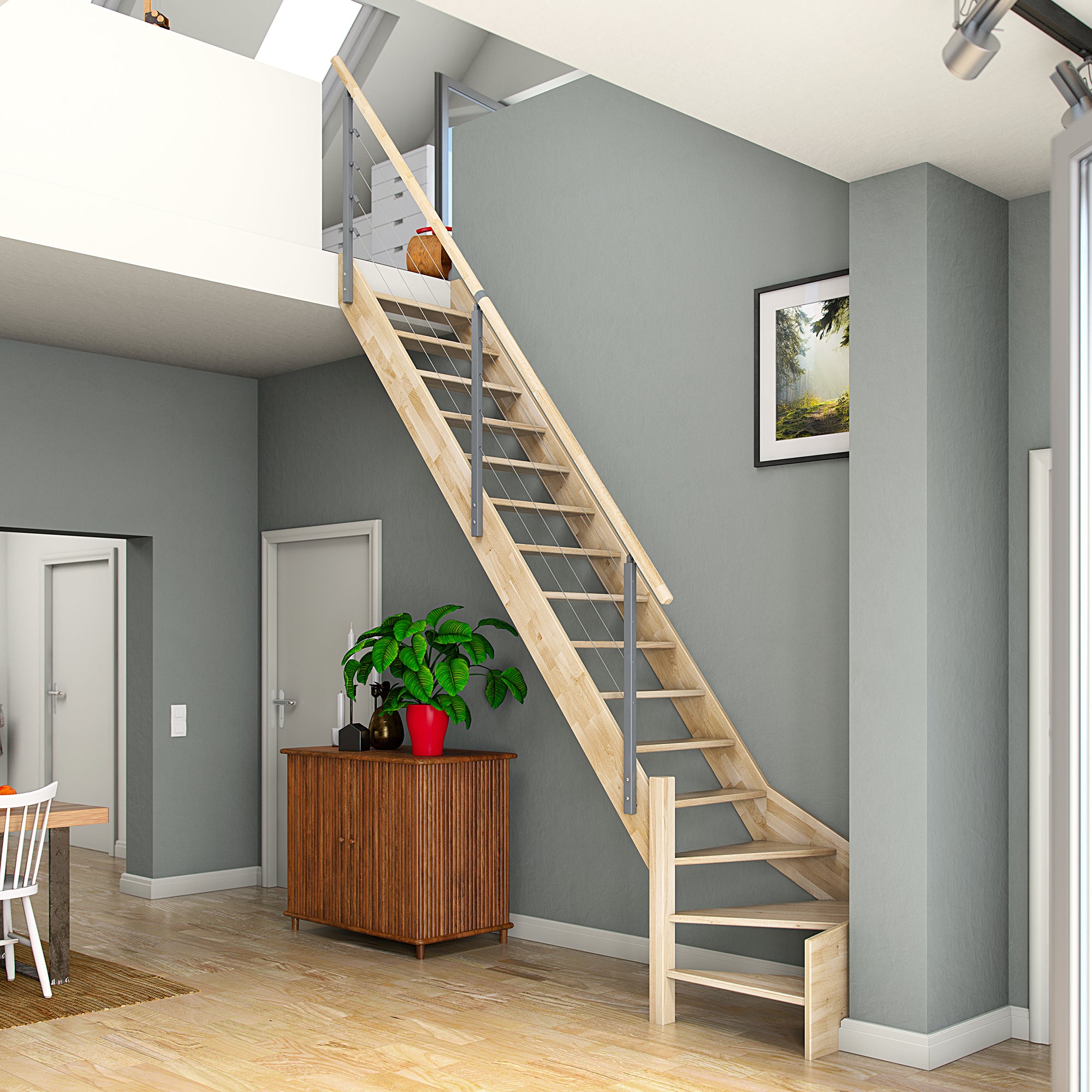 Brest - gerade oder 1/4 gewendelt