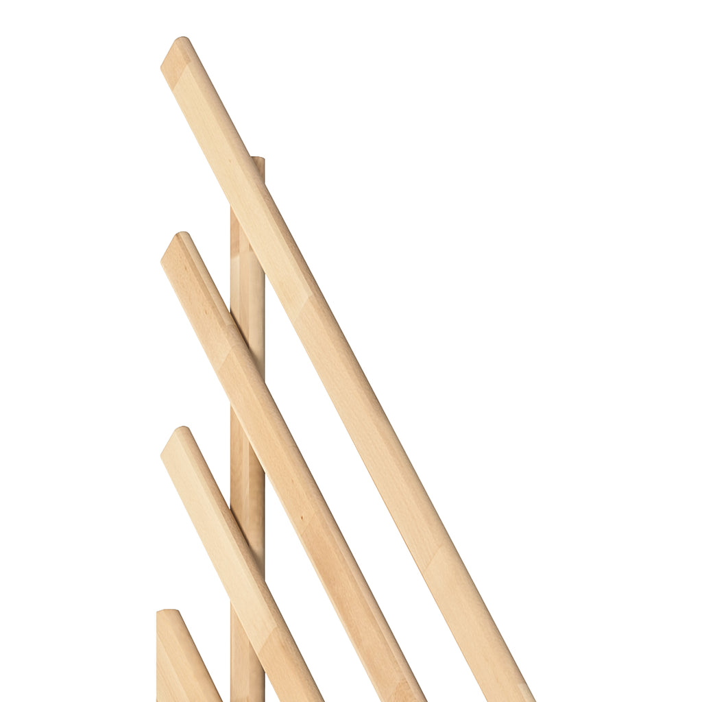 Raumspartreppe Burgau Buche Detail oben