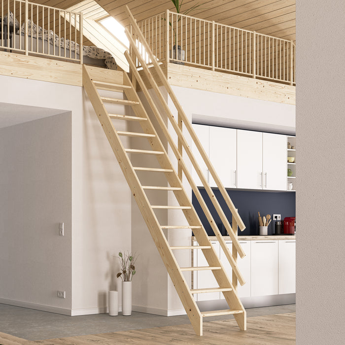 Raumspartreppe Buche Foto