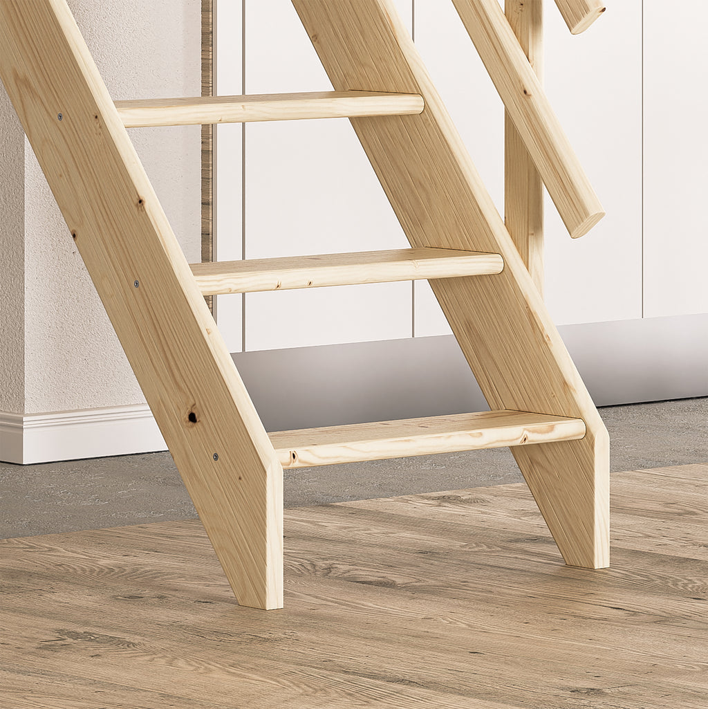 Raumspartreppe Burgau Fichte Detail unten