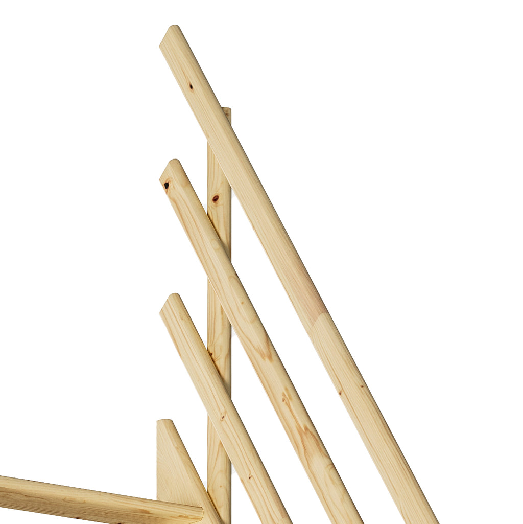 Raumspartreppe Burgau Fichte Detail oben