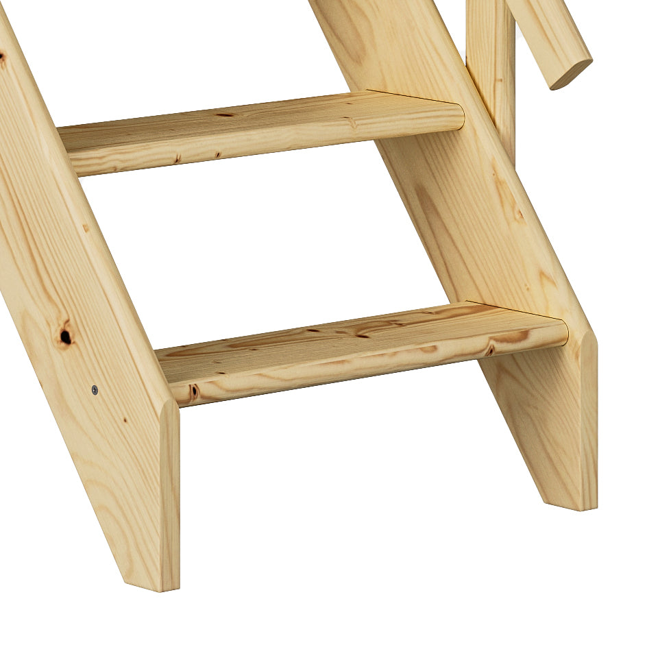 Raumspartreppe Burgau Fichte Detail unten