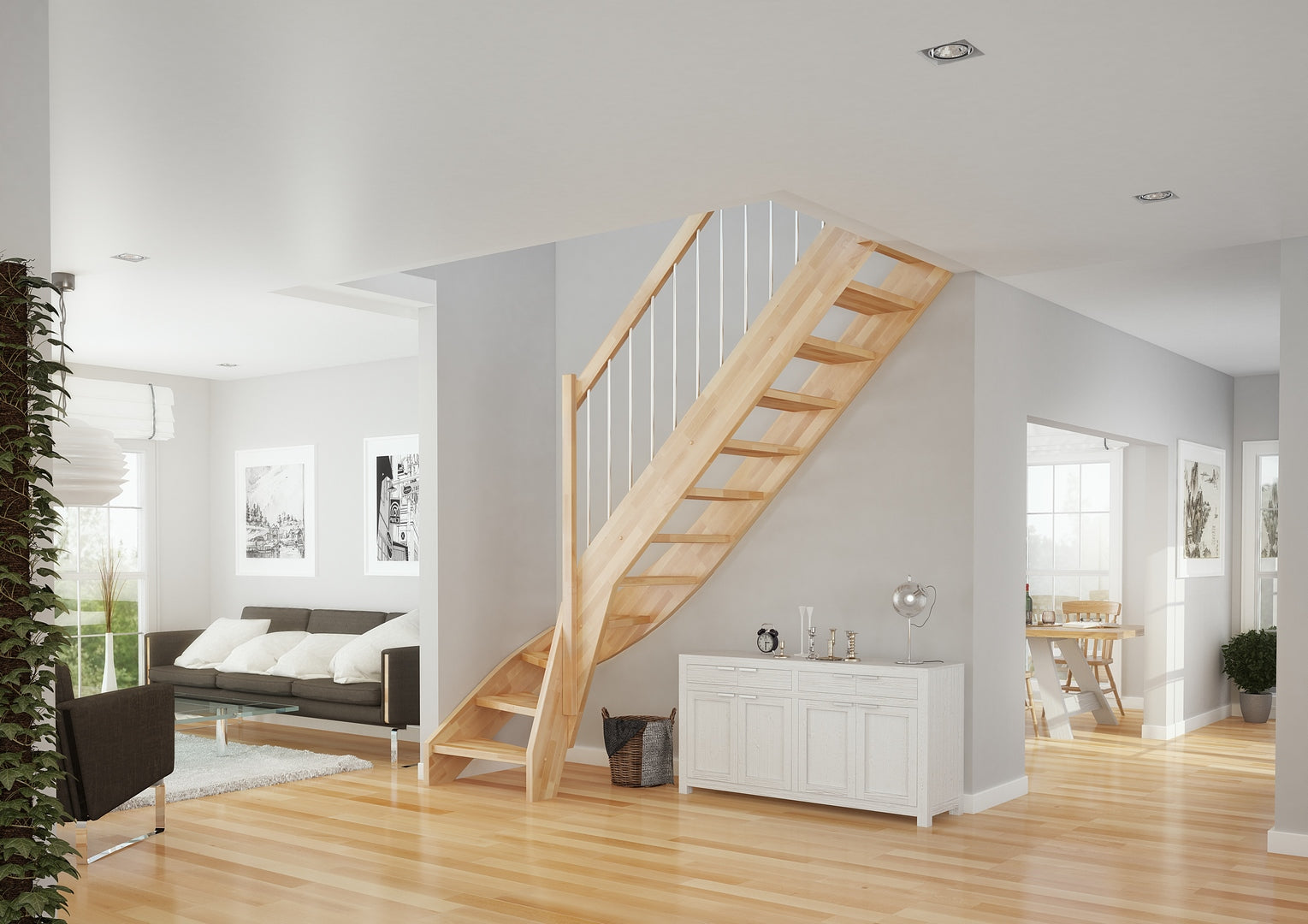 Faro - Raumspartreppe - Treppe wird auf Maß gefertigt