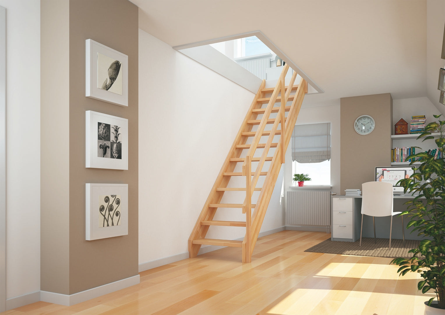 Faro - Raumspartreppe - Treppe wird auf Maß gefertigt