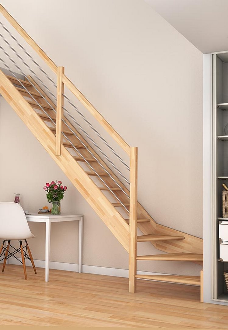 Paris - Raumspartreppe - 1/4 gewendelter Verlauf