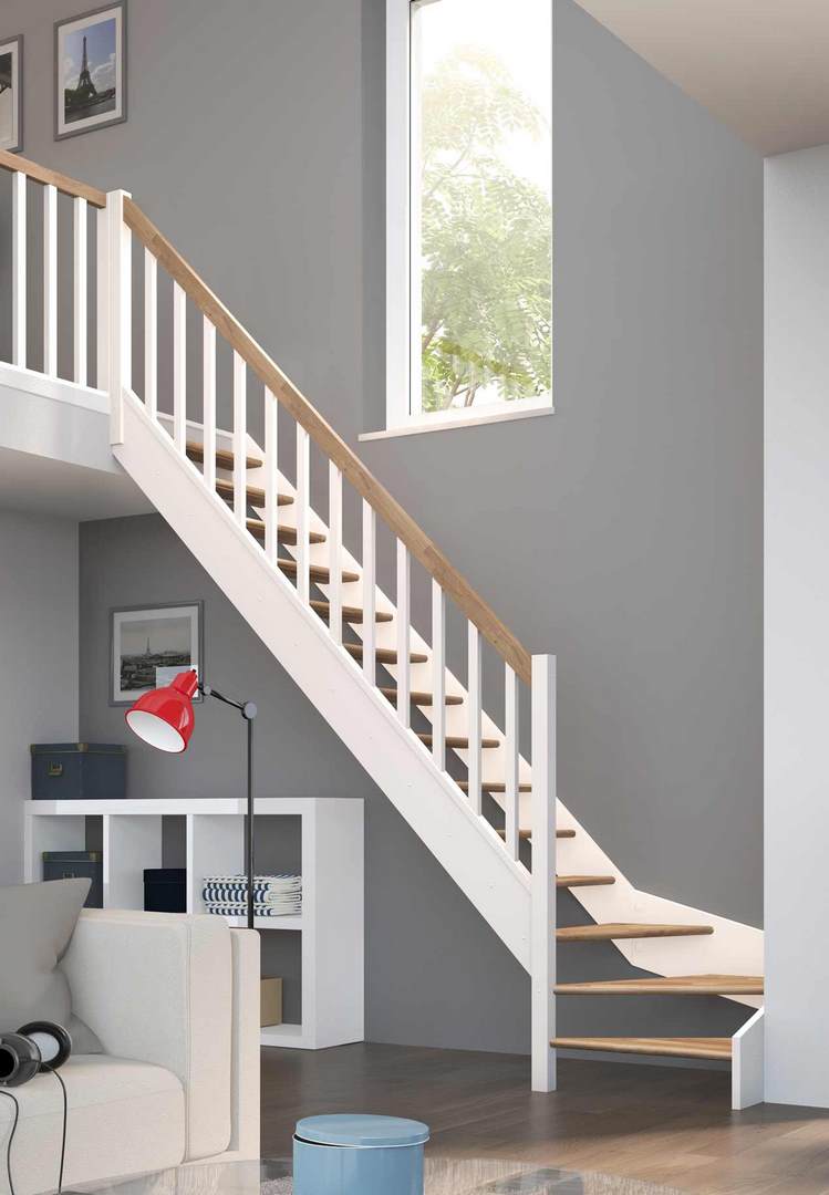 Paris - Raumspartreppe - 1/4 gewendelter Verlauf