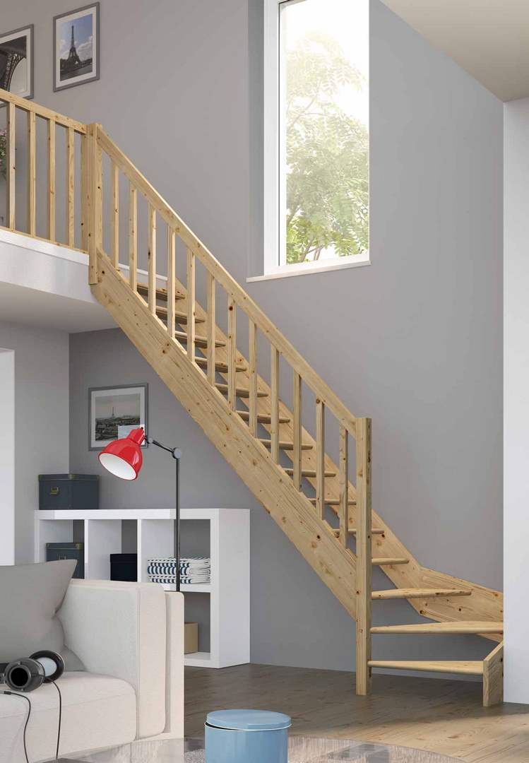 Paris - Raumspartreppe - 1/4 gewendelter Verlauf