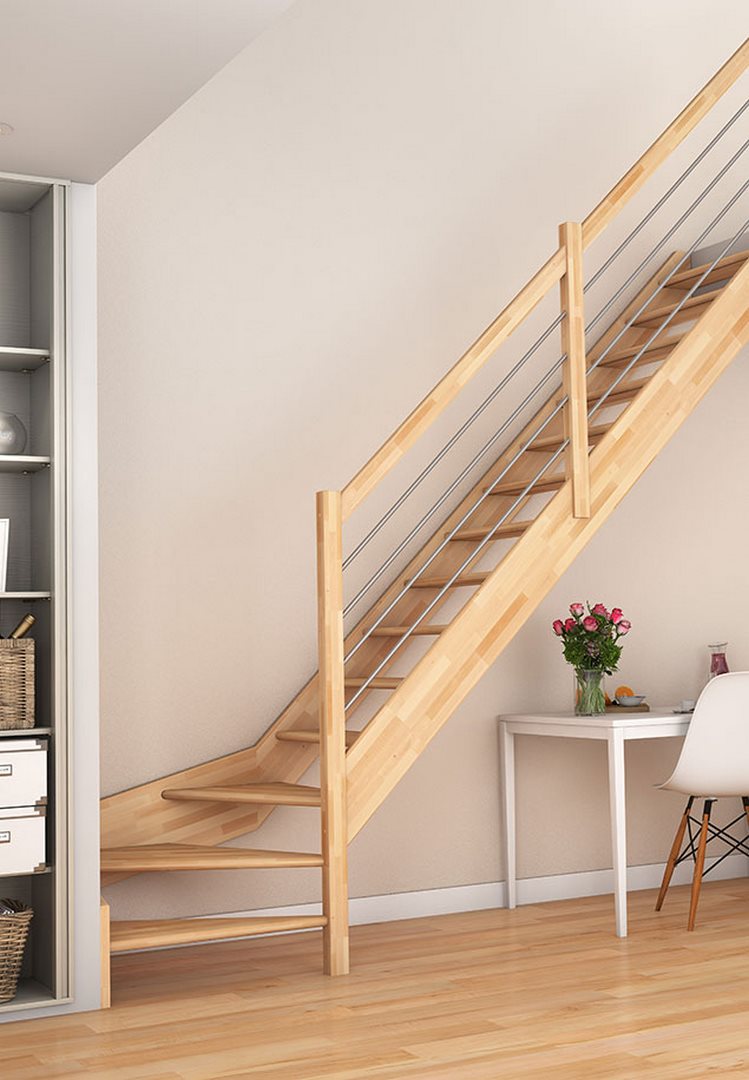 Paris - Raumspartreppe - 1/4 gewendelter Verlauf