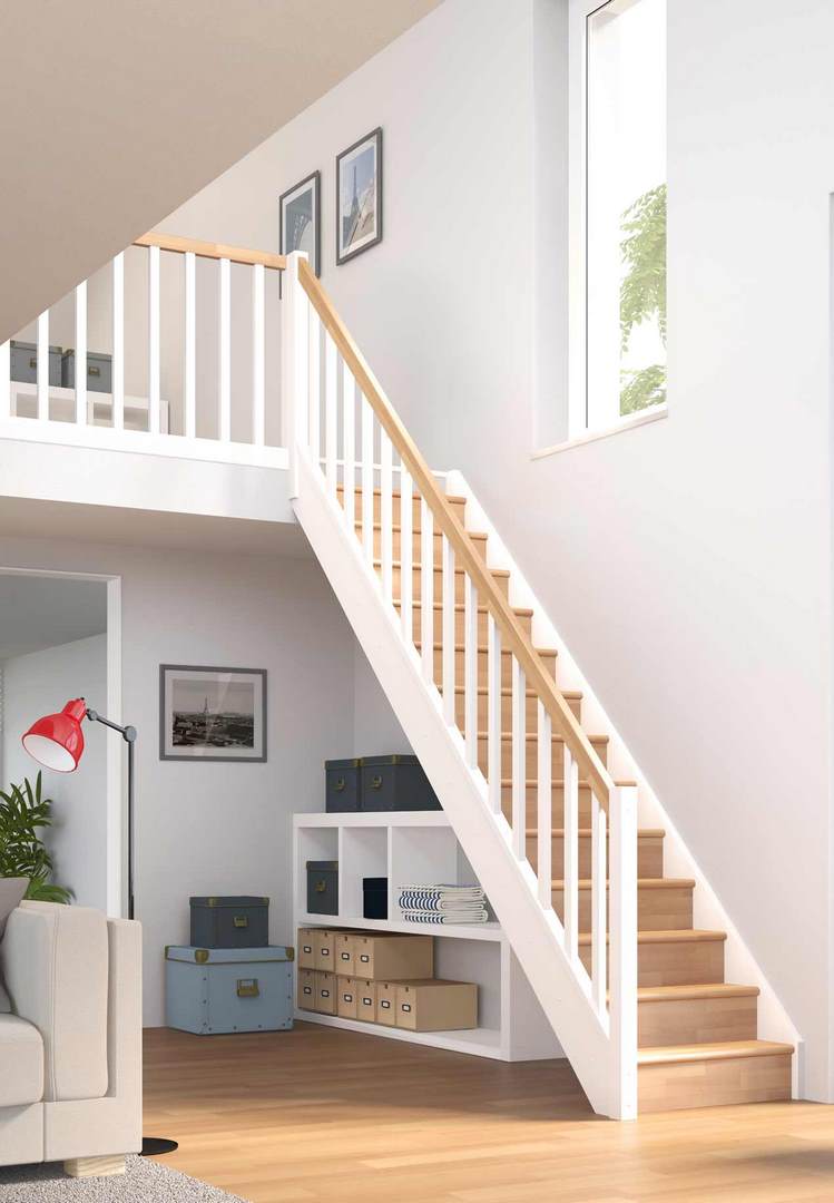 Paris weiss - gerader Verlauf