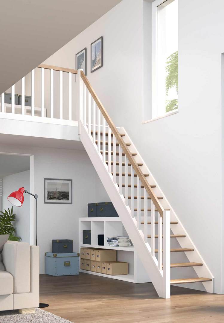 Paris weiss - gerader Verlauf