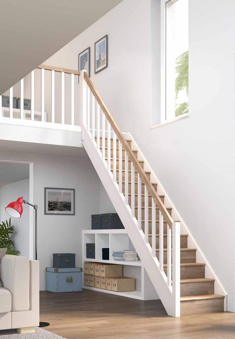 Paris weiss - gerader Verlauf